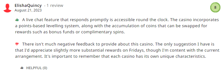 A positive Slotbox Casino Review