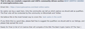 A positive bitcointalk.org review of Mirax Casino